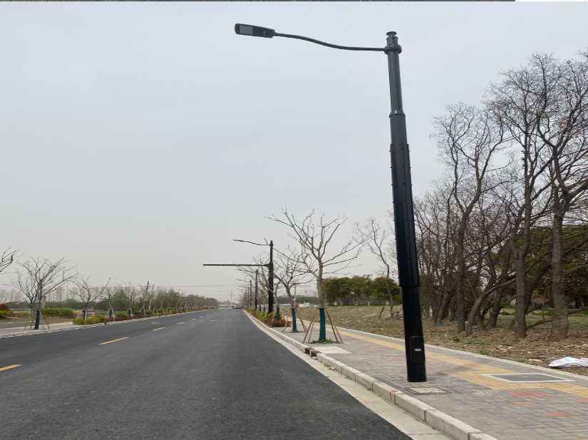 北流市上海综合杆 太阳能路灯工程